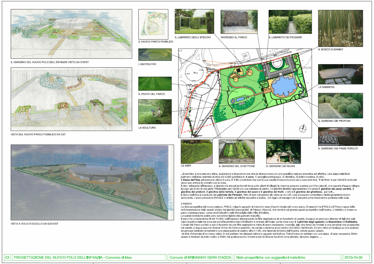 Progetto menzionato - arch. Antonio Gonella con arch. Marilena Baggio